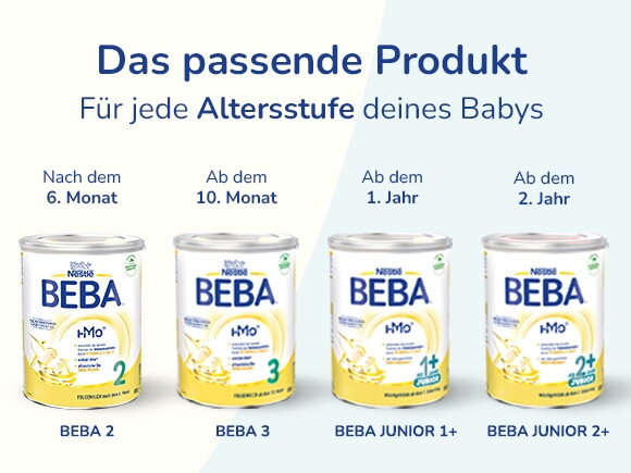 BEBA Babymilch Stufensystem |Baby&me​