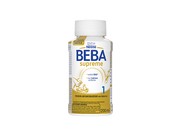BEBA SUPREME 1 200 ml Premium Anfangsnahrung, trinkfertig von Geburt an| Baby&me​  ​
