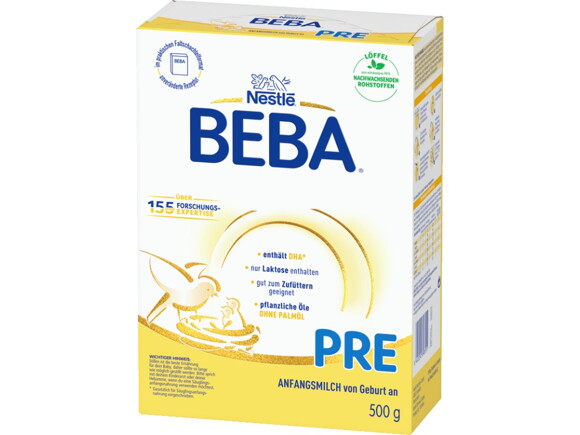 BEBA PRE 500 g Babymilch von Geburt an | Baby&me​