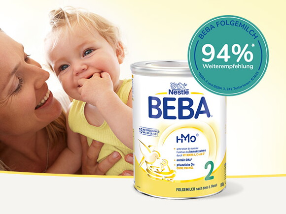 BEBA Folgemilch auf dem neusten Stand der Muttermilchforschung | Baby&me
